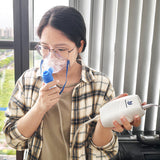 Pocket Size Air Compressing Nebulizer  with Low Noise and Low Residual,3Modes Adjustable Rates Inhaler