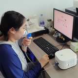 Air Compressing Nebulizer with professional air pump for both hospital and home use, with strong air pressure and stable airflow