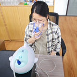 Cute design nebulizer, used for nebulization treatment of sore throat and common cold