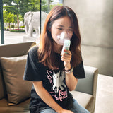Handheld Mesh Nebulizer Machine  with Low Noise and Low Residual，Portable inhaler for Daily use with full atomization