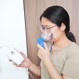 Pocket Size Air Compressing Nebulizer  with Low Noise and Low Residual,3Modes Adjustable Rates Inhaler