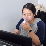 Mute Portable Mesh Nebulizer with Masks and Mouthpiece for Kids and Adults